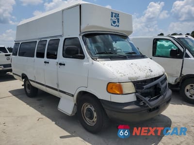 Czwarte zdjęcie samochodu z boku: 2002 DODGE RAM VAN B3500 VIN:2B7LB31Z62K117167 - miniatura