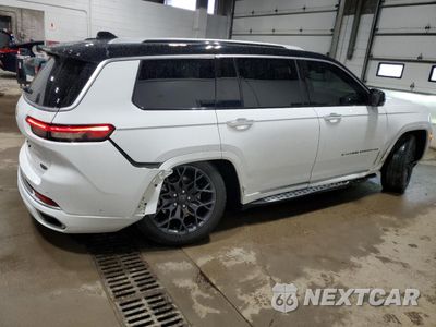 Trzecie zdjęcie samochodu z tyłu: 2022 JEEP GRAND CHEROKEE L SUMMIT VIN:1C4RJKET0N8533770 - miniatura