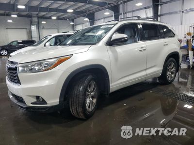 2015 TOYOTA HIGHLANDER XLE 5TDJKRFHXFS187317 - główne zdjęcie licytacji z USA - miniatura
