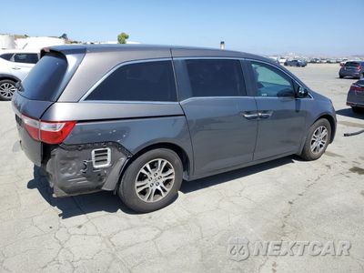 Trzecie zdjęcie samochodu z tyłu: 2012 HONDA ODYSSEY EXL VIN:5FNRL5H63CB141395 - miniatura