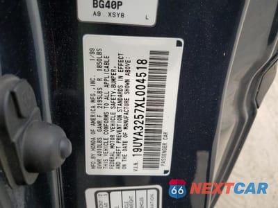 Zdjęcie 12 z 12 samochodu: 1999 ACURA 2.3CL VIN:19UYA3257XL004518 - miniatura