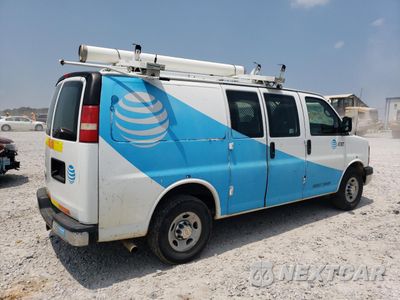 Trzecie zdjęcie samochodu z tyłu: 2014 CHEVROLET EXPRESS G2500 VIN:1GCWGFCA6E1915014 - miniatura
