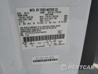 Zdjęcie 12 z 12 samochodu: 2014 FORD F150 SUPER CAB VIN:1FTFX1CF8EKF80072 - miniatura