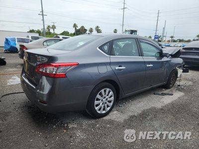 Trzecie zdjęcie samochodu z tyłu: 2015 NISSAN SENTRA S VIN:3N1AB7AP7FL642247 - miniatura