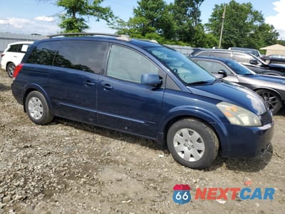 Czwarte zdjęcie samochodu z boku: 2006 NISSAN QUEST S VIN:5N1BV28U36N126454 - miniatura