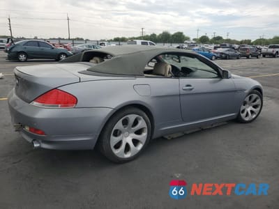 Trzecie zdjęcie samochodu z tyłu: 2005 BMW 645 CI AUTOMATIC VIN:WBAEK73485B328685 - miniatura