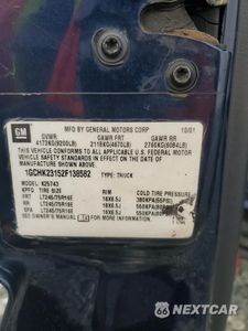 Zdjęcie 13 z 15 samochodu: 2002 CHEVROLET SILVERADO K2500 HEAVY DUTY VIN:1GCHK23152F138582 - miniatura