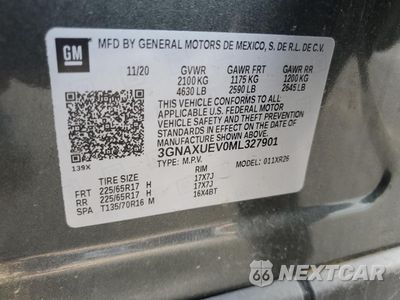 Zdjęcie 13 z 15 samochodu: 2021 CHEVROLET EQUINOX LT VIN:3GNAXUEV0ML327901 - miniatura