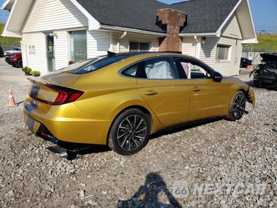 Trzecie zdjęcie samochodu z tyłu: 2020 HYUNDAI SONATA SEL PLUS VIN:5NPEJ4J25LH019306 - miniatura