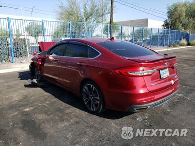 Drugie zdjęcie samochodu z przodu: 2019 FORD FUSION TITANIUM VIN:3FA6P0D91KR184730 - miniatura