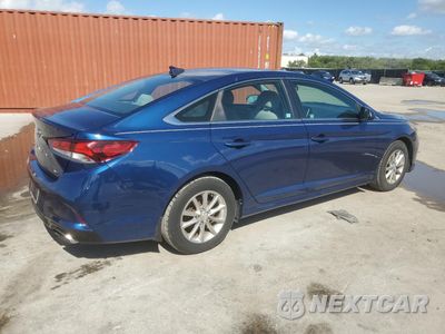 Trzecie zdjęcie samochodu z tyłu: 2018 HYUNDAI SONATA ECO VIN:5NPE24AA1JH716005 - miniatura