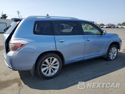 Trzecie zdjęcie samochodu z tyłu: 2009 TOYOTA HIGHLANDER HYBRID LIMITED VIN:JTEEW44A492032574 - miniatura