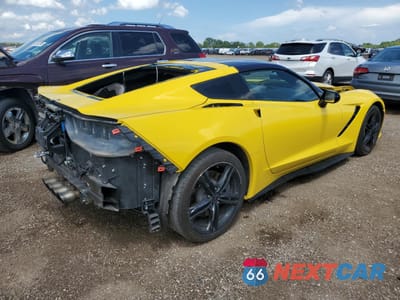 Trzecie zdjęcie samochodu z tyłu: 2016 CHEVROLET CORVETTE STINGRAY 3LT VIN:1G1YF2D77G5108979 - miniatura