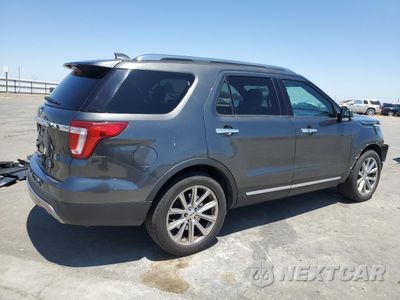 Trzecie zdjęcie samochodu z tyłu: 2017 FORD EXPLORER LIMITED VIN:1FM5K7F85HGB92553 - miniatura
