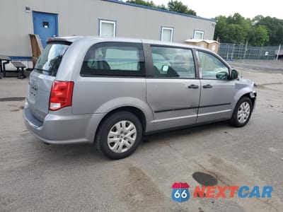 Trzecie zdjęcie samochodu z tyłu: 2014 DODGE GRAND CARAVAN SE VIN:2C4RDGBGXER187839 - miniatura