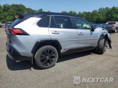 Trzecie zdjęcie samochodu z tyłu: 2022 TOYOTA RAV4 HYBRI VIN:JTME6RFV5ND521839 - miniatura