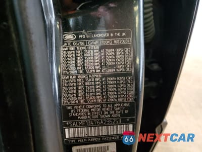 Zdjęcie 13 z 13 samochodu: 2006 LAND ROVER RANGE ROVER SUPERCHARGED VIN:SALMF13476A235253 - miniatura