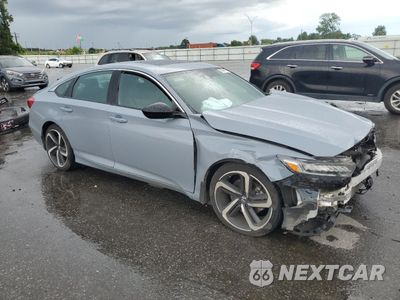 Czwarte zdjęcie samochodu z boku: 2021 HONDA ACCORD SPORT VIN:1HGCV2F35MA029636 - miniatura