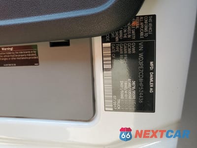 Zdjęcie 13 z 13 samochodu: 2017 MERCEDES BENZ SPRINTER DELIVERY VAN VIN:WD3PE7CD8HP524436 - miniatura