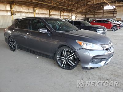 Czwarte zdjęcie samochodu z boku: 2016 HONDA ACCORD SPORT VIN:1HGCR2F59GA071348 - miniatura