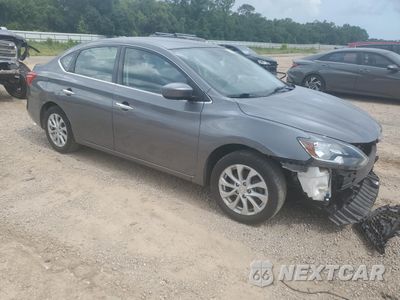 Czwarte zdjęcie samochodu z boku: 2019 NISSAN SENTRA S VIN:3N1AB7AP9KL628408 - miniatura
