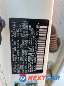 Zdjęcie 13 z 15 samochodu: 2011 HYUNDAI VERACRUZ GLS VIN:KM8NU4CC3BU141000 - miniatura