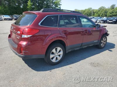 Trzecie zdjęcie samochodu z tyłu: 2011 SUBARU OUTBACK 2.5I PREMIUM VIN:4S4BRBGC0B3344578 - miniatura