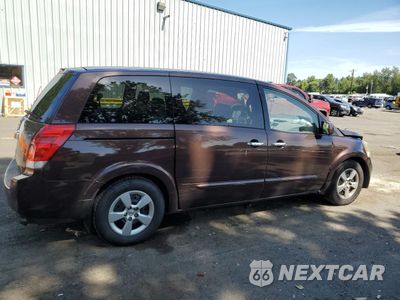 Trzecie zdjęcie samochodu z tyłu: 2007 NISSAN QUEST S VIN:5N1BV28U87N131599 - miniatura