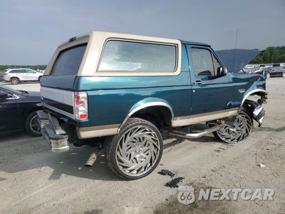 Trzecie zdjęcie samochodu z tyłu: 1993 FORD BRONCO U100 VIN:1FMEU15N0PLA26672 - miniatura