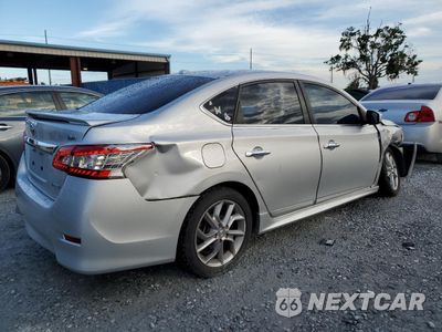 Trzecie zdjęcie samochodu z tyłu: 2014 NISSAN SENTRA S VIN:3N1AB7APXEY265690 - miniatura