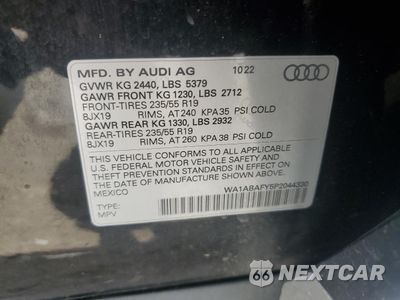 Zdjęcie 13 z 16 samochodu: 2023 AUDI Q5 PREMIUM 40 VIN:WA1ABAFY5P2044330 - miniatura