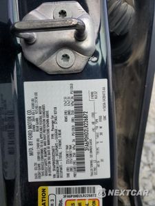 Zdjęcie 12 z 14 samochodu: 2020 FORD FUSION SE VIN:3FA6P0HD2LR226872 - miniatura
