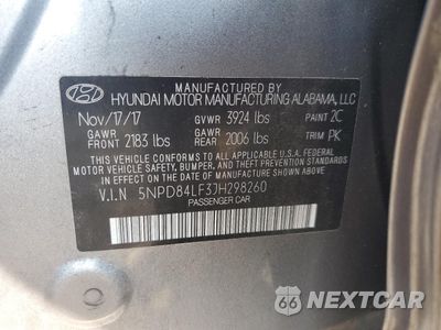 Zdjęcie 12 z 14 samochodu: 2018 HYUNDAI ELANTRA SEL VIN:5NPD84LF3JH298260 - miniatura