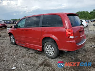 Drugie zdjęcie samochodu z przodu: 2016 DODGE GRAND CARAVAN SE VIN:2C4RDGBG4GR176385 - miniatura