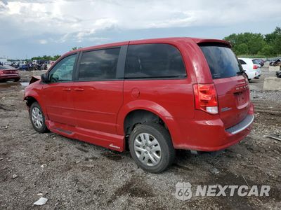 Drugie zdjęcie samochodu z przodu: 2016 DODGE GRAND CARAVAN SE VIN:2C4RDGBG4GR176385 - miniatura