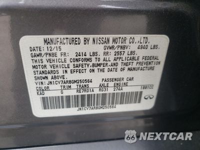 Zdjęcie 12 z 14 samochodu: 2016 INFINITI Q50 BASE VIN:JN1CV7AR8GM250564 - miniatura