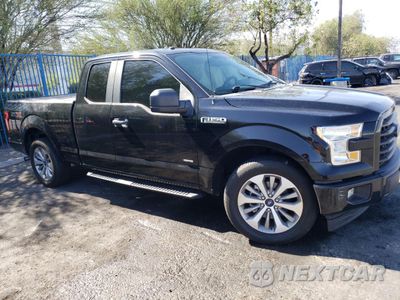 Czwarte zdjęcie samochodu z boku: 2017 FORD F150 SUPER CAB VIN:1FTEX1CP7HKD63461 - miniatura