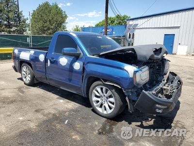 Czwarte zdjęcie samochodu z boku: 2018 GMC SIERRA K1500 SLE VIN:1GTN2MEC5JZ114325 - miniatura
