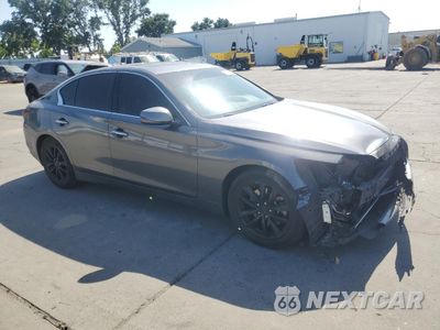 Czwarte zdjęcie samochodu z boku: 2014 INFINITI Q50 BASE VIN:JN1BV7AP2EM677469 - miniatura