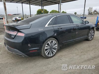 Trzecie zdjęcie samochodu z tyłu: 2017 LINCOLN MKZ HYBRID RESERVE VIN:3LN6L5MU9HR655521 - miniatura