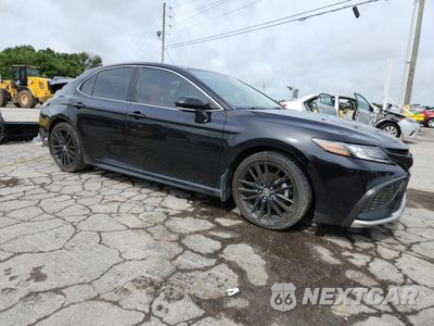 Czwarte zdjęcie samochodu z boku: 2021 TOYOTA CAMRY XSE VIN:4T1K61AK8MU411315 - miniatura