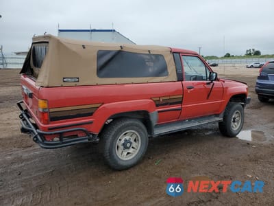 Trzecie zdjęcie samochodu z tyłu: 1986 TOYOTA 4RUNNER RN60 VIN:JT4RN62DXG0016244 - miniatura