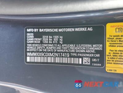 Zdjęcie 12 z 13 samochodu: 2021 MINI COOPER JOHN COOPER WORKS GP VIN:WMWXX9C0XM2N17419 - miniatura