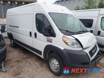 Czwarte zdjęcie samochodu z boku: 2020 RAM PROMASTER 2500 2500 HIGH VIN:3C6TRVDG5LE132018 - miniatura