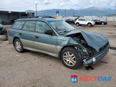 Czwarte zdjęcie samochodu z boku: 2000 SUBARU LEGACY OUTBACK VIN:4S3BH6651Y7669940 - miniatura