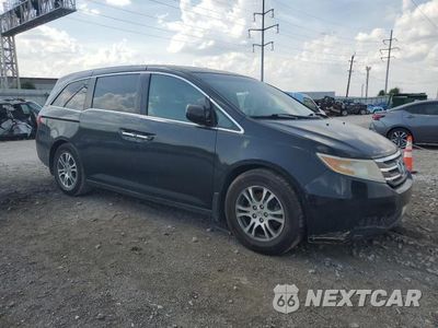 Czwarte zdjęcie samochodu z boku: 2011 HONDA ODYSSEY EXL VIN:5FNRL5H65BB068819 - miniatura