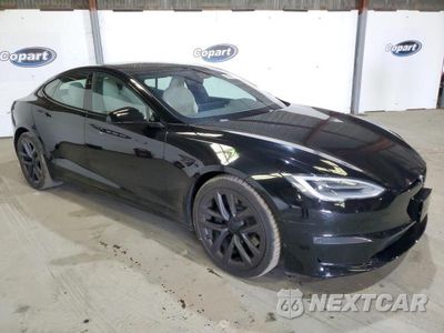 Czwarte zdjęcie samochodu z boku: 2021 TESLA MODEL S VIN:5YJSA1E68MF432125 - miniatura