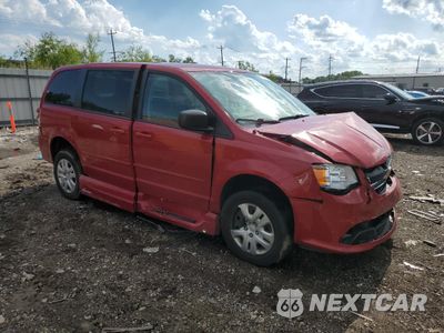 Czwarte zdjęcie samochodu z boku: 2016 DODGE GRAND CARAVAN SE VIN:2C4RDGBG4GR176385 - miniatura