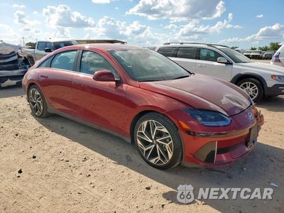 Czwarte zdjęcie samochodu z boku: 2023 HYUNDAI IONIQ 6 SEL VIN:KMHM34AA8PA046649 - miniatura