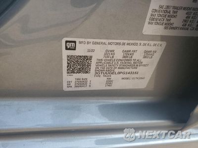 Zdjęcie 12 z 14 samochodu: 2023 GMC SIERRA K1500 DENALI VIN:3GTUUGEL0PG143151 - miniatura